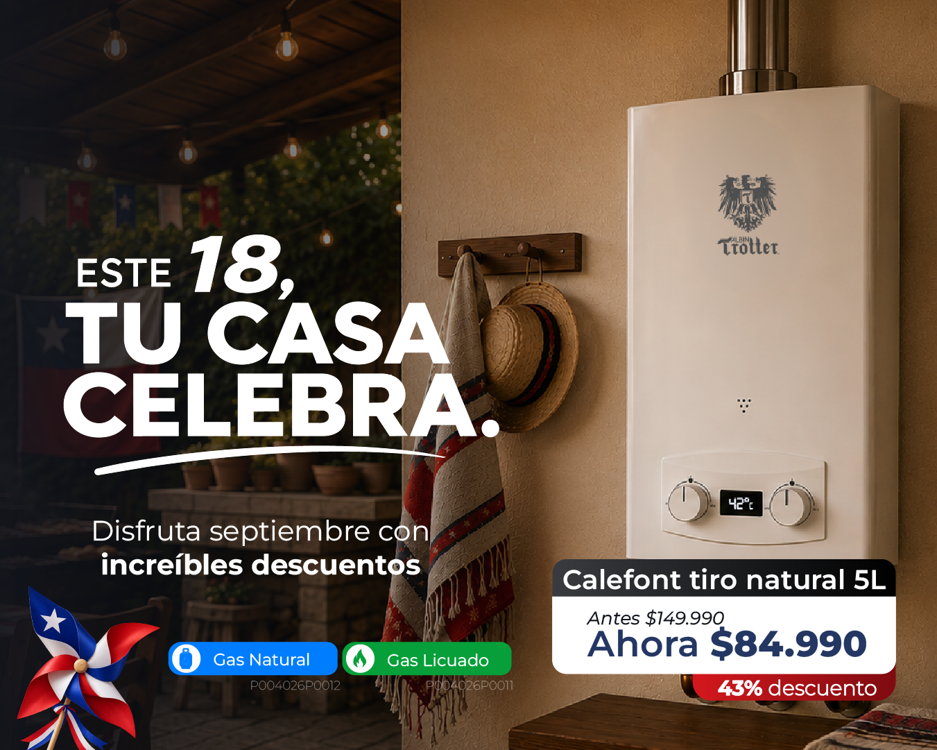 Promoción de calefonts Albin Trotter